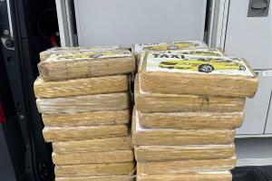 Foto: Teil der insgesamt 92 im Verfahren sichergestellten 
Kilogramm Kokain
Quelle: ZFA Frankfurt am Main