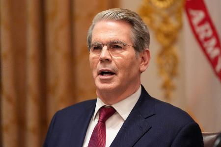 Verkündet schärfe US-Sanktionen gegen Russland: US-Finanzminister Scott Bessent. (Archivbild) Verkündet schärfe US-Sanktionen gegen Russland: US-Finanzminister Scott Bessent. (Archivbild)