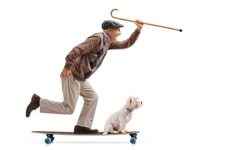 Warum ältere Menschen vom Skateboarden profitieren