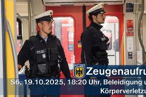 Das anhängende Symbolbild kann zu redaktionellen Zwecken mit dem Zusatz "Bundespolizei" im Zusammenhang mit dieser Pressemitteilung verwendet werden.
