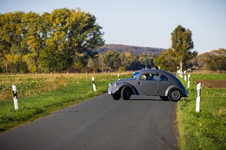 Nur bei trockenem Wetter fährt Traugott Grundmann sein Auto.