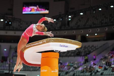 Sprung-Finale in Indonesien: Deutsche Hoffnung Karina Schönmaier bei der Turn-WM