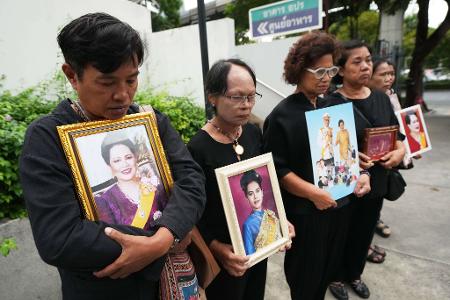 In Thailand ist die Trauer um Sirikit groß. 