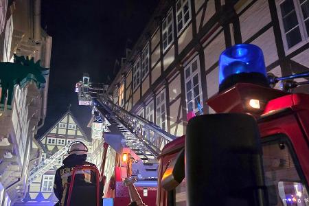 Einsatzstelle (Foto: Feuerwehr Celle) Einsatzstelle (Foto: Feuerwehr Celle)