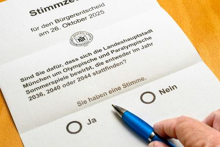 Olympia-Wahl in München: 33,7 Prozent Briefwähler Olympia-Wahl in München: 33,7 Prozent Briefwähler