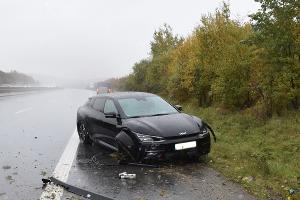 verunfalltes Fahrzeug