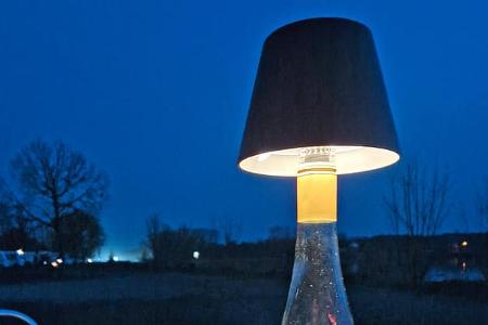Flaschenlampe
