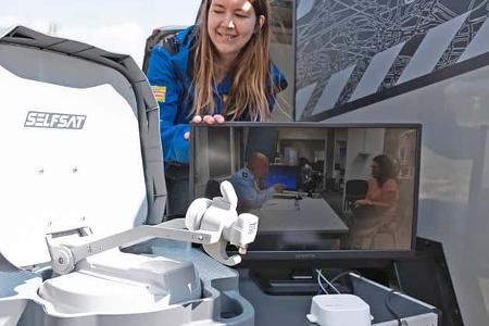 Sat-Antenne im Koffer, Selfsat Caravan Mobil