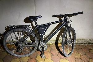 Offensichtlich entwendetes Fahrrad