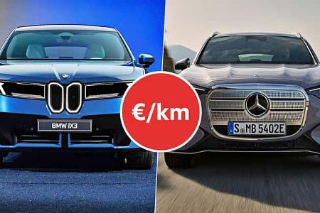 BMW ix3 / Mercdes GLC € pro km BMW ix3 / Mercdes GLC € pro km