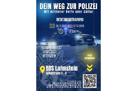 Plakat Bewerbertraining