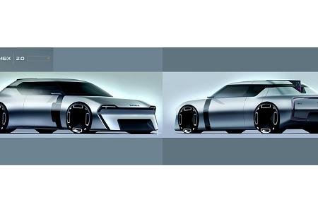 Skoda 1000 MBX Designstudie auf historischer Basis Skoda 1000 MBX Designstudie auf historischer Basis