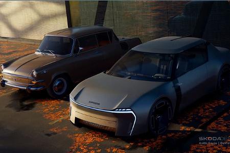 Skoda 1000 MBX Designstudie auf historischer Basis Skoda 1000 MBX Designstudie auf historischer Basis