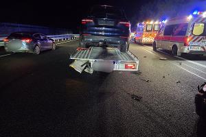 Der verunfallte Anhänger