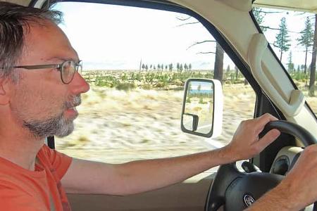 Ulrich Kohstall am Steuer