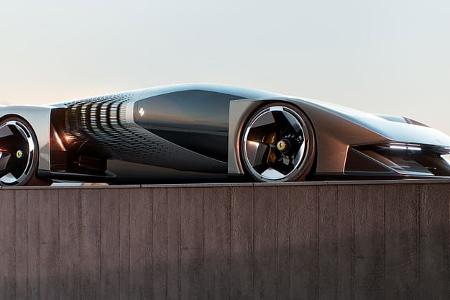 Ferrari F76 Hypercar Sportwagen Studie Concept Car Showcar NFT Ferrari F76 Hypercar Sportwagen Studie Concept Car Showcar NFT