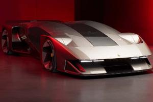 Was der Digital-Flitzer über Ferraris Zukunft sagt Ferrari F76 Hypercar Sportwagen Studie Concept Car Showcar NFT