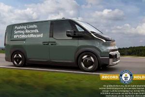 Erst nach 700 km geht der Saft aus 10/2025 Kia PV5 Transporter Guiness Weltrekord Reichweite