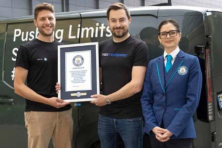 10/2025 Kia PV5 Transporter Guiness Weltrekord Reichweite 10/2025 Kia PV5 Transporter Guiness Weltrekord Reichweite