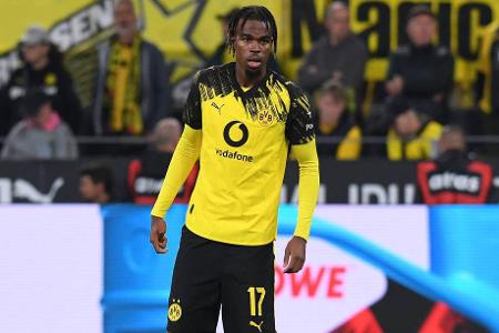 Carney Chukwuemeka (ab 91.) - Note: 4,0 - Gab in der Verlängerung den Tiefenläufer beim BVB, wurde von Guirassy aber nur noch ganz selten mit Tempo geschickt. Hätte einmal gegen Kristensen fast einen Strafstoß rausgeholt. Abgesehen vom verwandelten Versuch im Elfmeterschießen seine einzige nennenswerte Aktion.