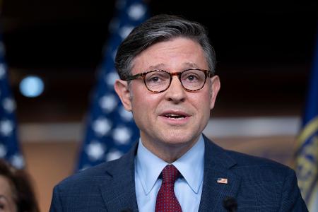 Der republikanische Vorsitzende des Repräsentantenhauses, Mike Johnson, rechnet nicht mit einer dritten Amtszeit Trumps. (Archivfoto) Der republikanische Vorsitzende des Repräsentantenhauses, Mike Johnson, rechnet nicht mit einer dritten Amtszeit Trumps. (Archivfoto)