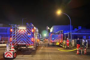Blick auf die Einsatzstelle; Foto: Feuerwehr Essen