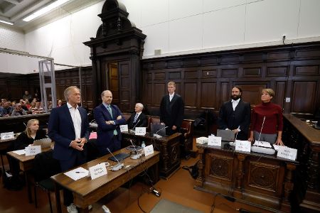 Gerichtssaal im Fall Block