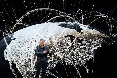 Nvidia-Chef Jensen Huang gelang es, ein gutes Verhältnis zu US-Präsident Donald Trump aufzubauen.