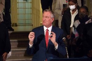 De Blasio stellte auf X klar, er unterstütze Mamdani und dessen Vision. (Archivbild)