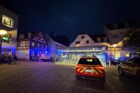 Feuerwehreinsatz in Tiefgarage am Marktplatz