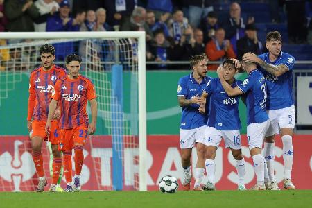 DFB-Pokal: Darmstadt wirft Schalke raus DFB-Pokal: Darmstadt wirft Schalke raus