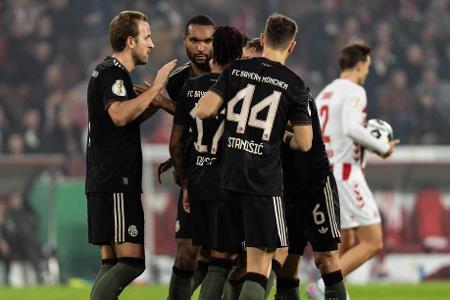 FC Bayern beim 1. FC Köln: Noten und Einzelkritik - In der zweiten Runde des DFB-Pokal hat der FC Bayern am Mittwoch nur kurz gezittert. Nach Rückstand fertigte der Rekordmeister den 1. FC Köln dank einer abgezockten Leistung letztlich mit 4:1 ab. Alle Bayern-Stars in der Einzelkritik: