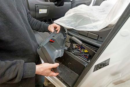 Einbau Lithiumbatterie