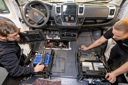 Einbau Lithiumbatterie