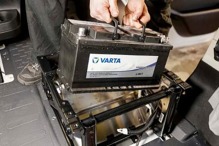 Einbau Lithiumbatterie