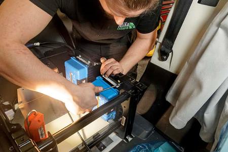 Einbau Lithiumbatterie