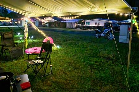 Campflower Solar Markisen Lichterkette