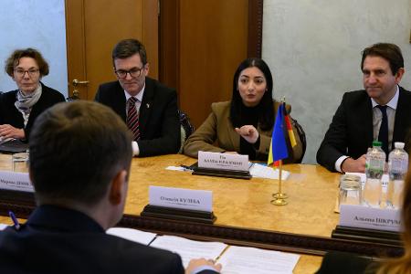Entwicklungsministerin Reem Alabali Radovan reiste nach Kiew.