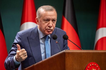 Erdogan widersprach Merz deutlich, als es um den Gaza-Krieg ging.