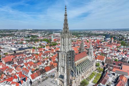 Ulm hat nicht mehr den höchsten Kirchturm der Welt. (Archivbild) 