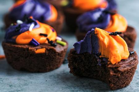 Last-Minute-Backidee: Einfache Halloween-Cupcakes