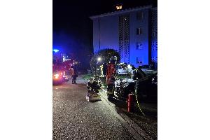 Einsatzkräfte am Einsatzort