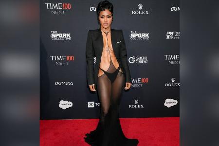 Teyana Taylor zieht in gewagtem Outfit alle Blicke auf sich