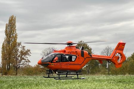 Auch der Rettungshubschrauber war im Einsatz Auch der Rettungshubschrauber war im Einsatz