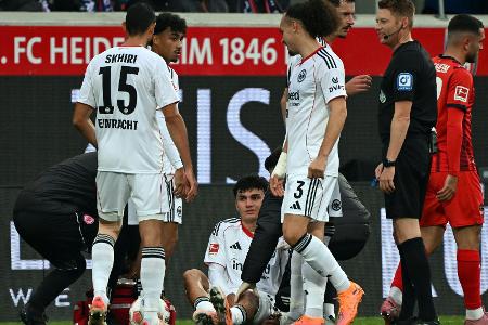 Muskelverletzung: Frankfurt 