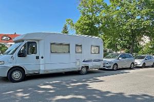 Laternenparker Reisemobil