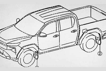 09/2025 Toyota Hilux Travo 2026 Patentzeichnung