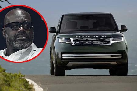 Range Rover eingeklinkt Shaquille O'Neal