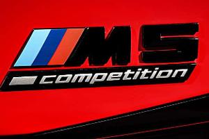 BMW M5 Competition Logo Emblem Schriftzug