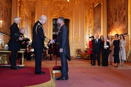 Beckham gilt als großer Verehrer des Königshauses. 